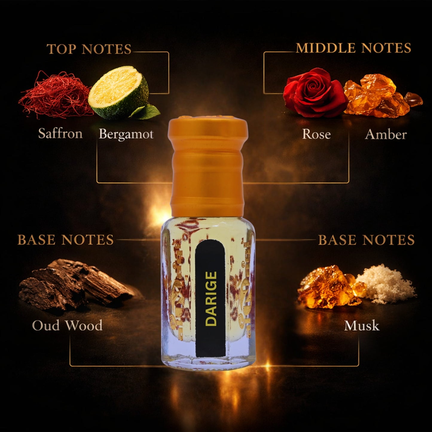 Darige Attar concentrated fragrance oil texture