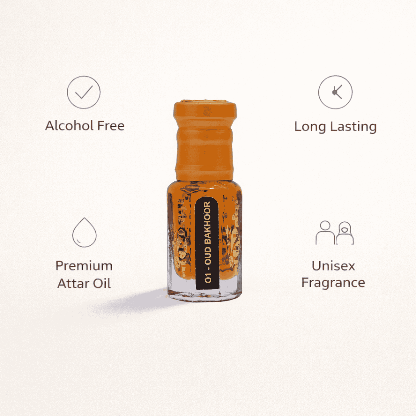 High-quality attar and oud blend, traditional Arabian fragrance