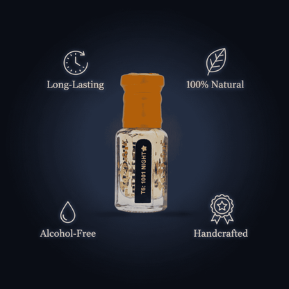 Classic design of a high-end perfume bottle