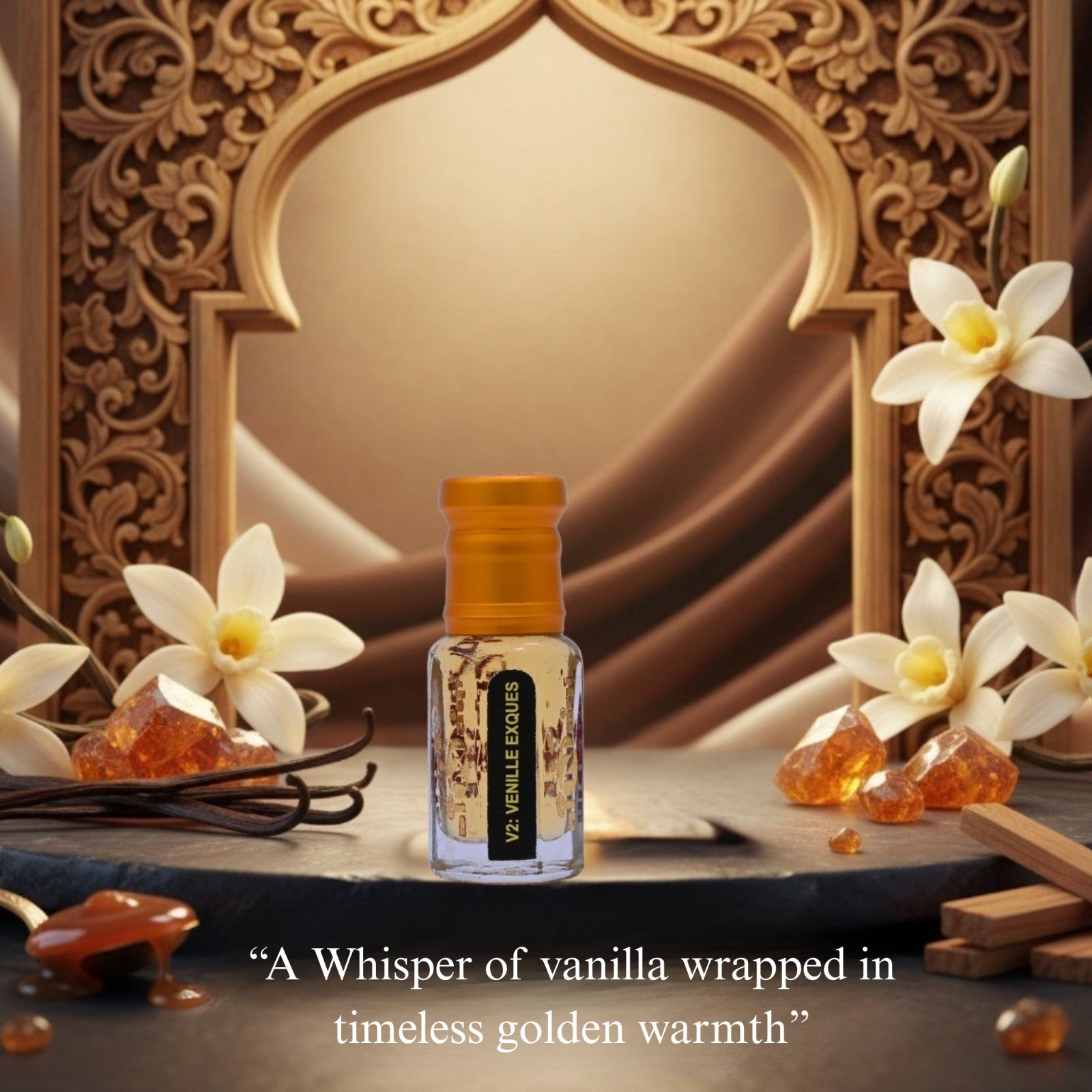 Vennille Exques Attar is a refined vanilla attar made for everyday sophistication.