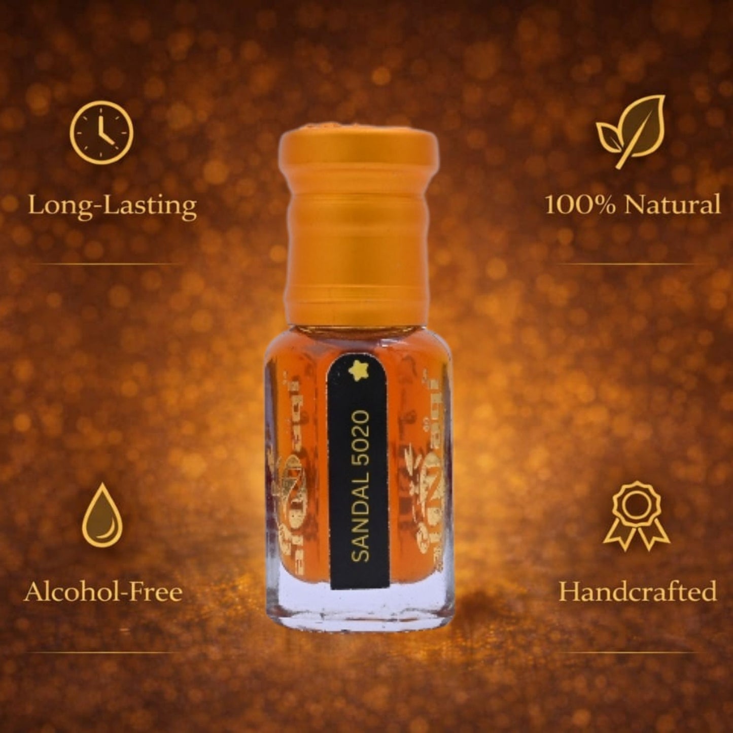 Sandal 5020 Attar elegant outer packaging design