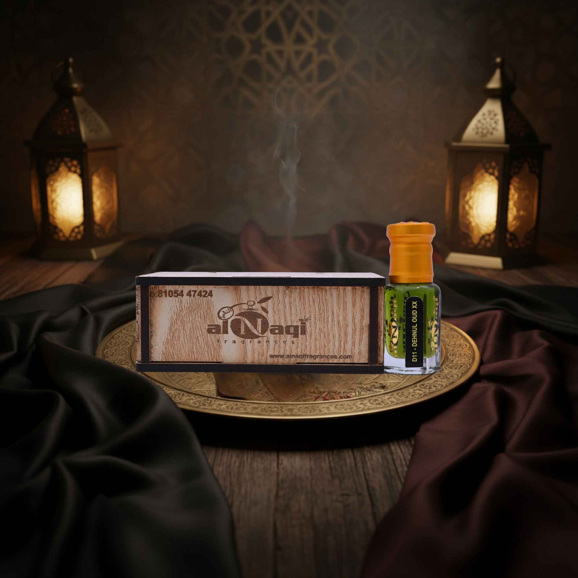 Denhul Oud XX Attar luxury oud fragrance oil for men
