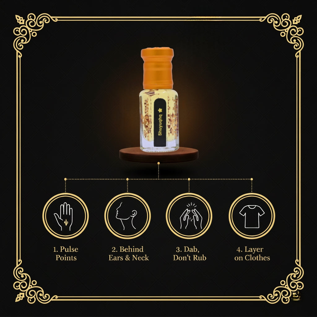 Shuyuqqh fragrance oil texture close detail