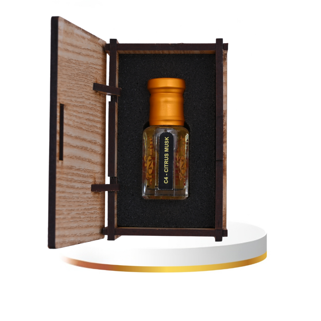 Unisex musk citrus attar