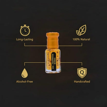 Agarwood Bosina Attar for men deep scented oud attar oil