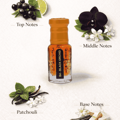 Stylish unisex perfume oil with a sophisticated design
