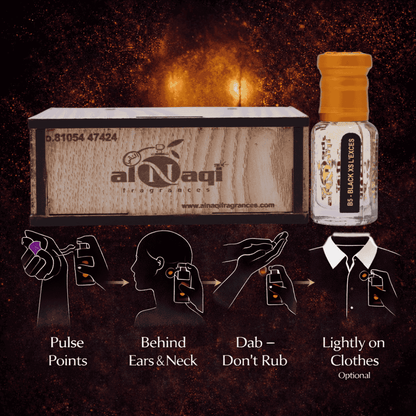 Unisex attar bottle showcasing premium packaging.