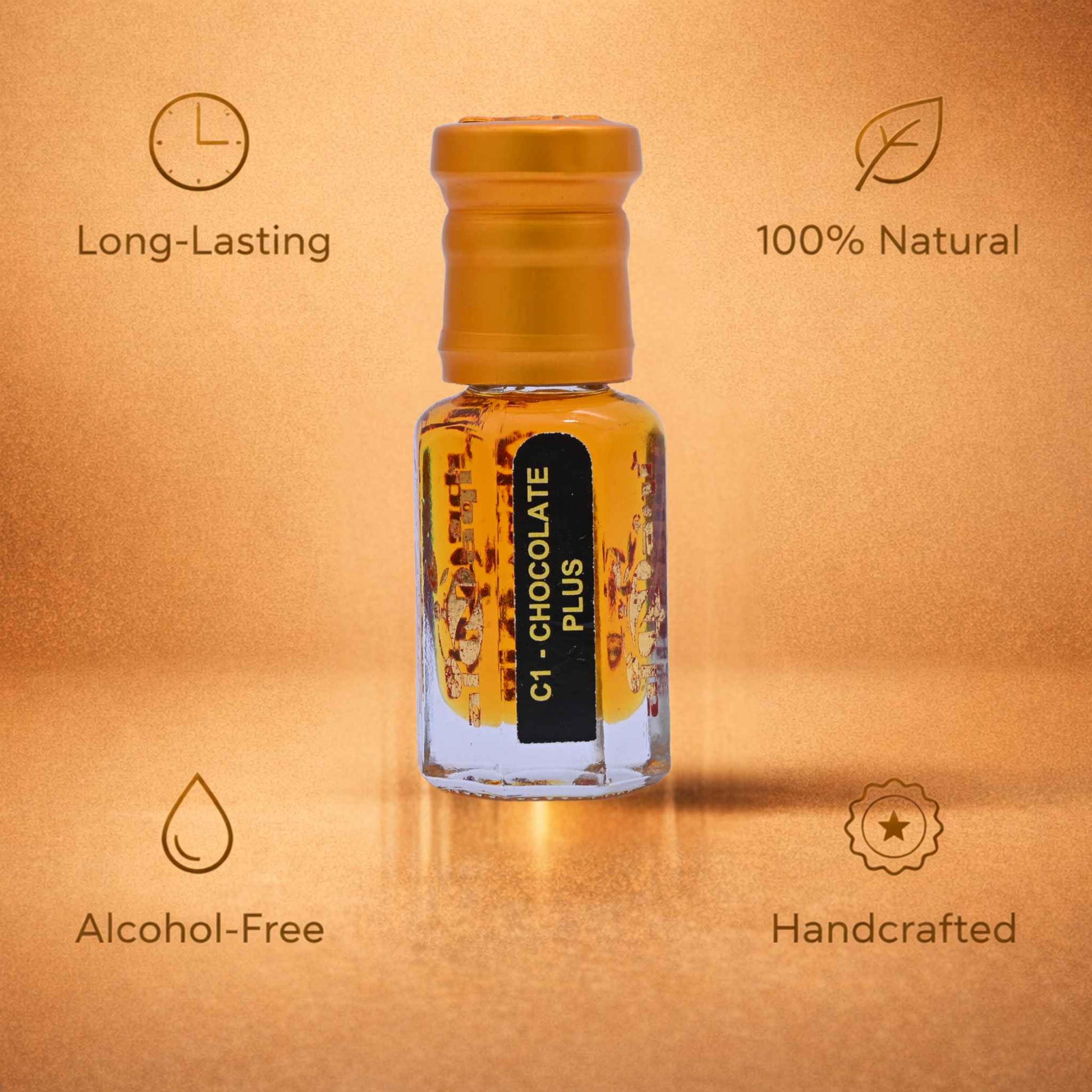 Chocolate Plus Attar long lasting chocolate fragrance attar