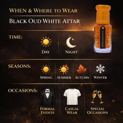 Black Oud White Attar concentrated fragrance oil texture