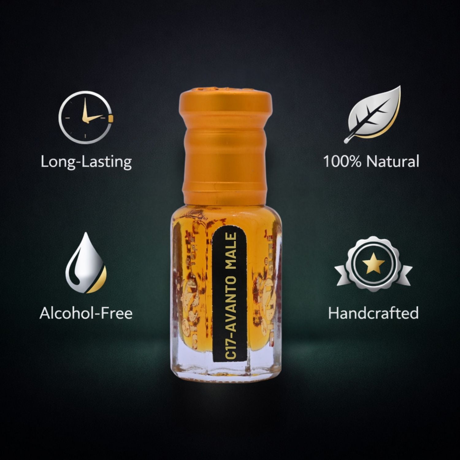 Stylish fragrance bottle with a sophisticated aroma