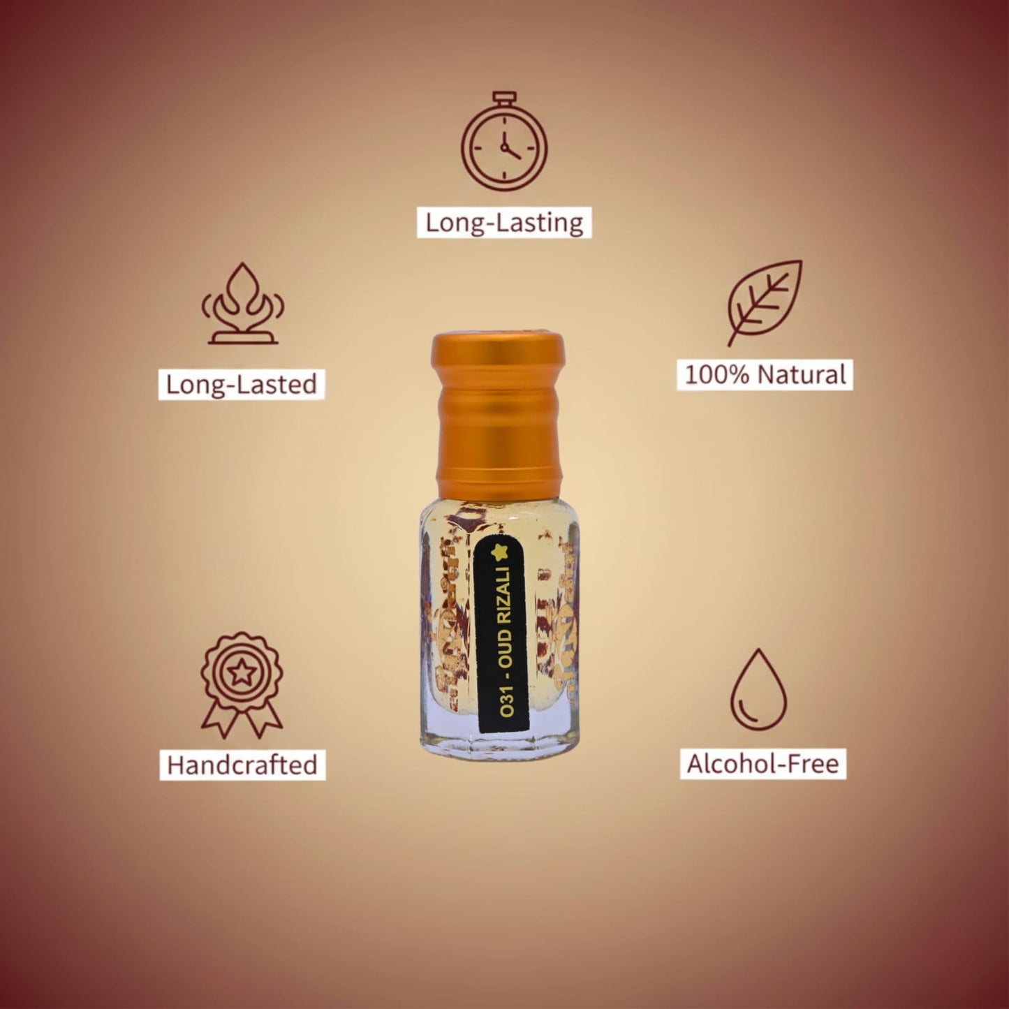Close-up of luxurious dark fragrance showcasing rich textures.