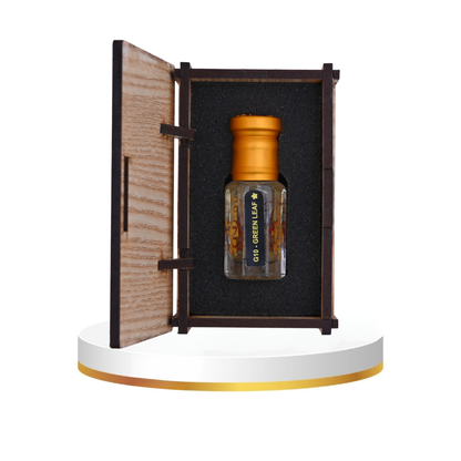 Green Leaf Attar with a fresh, natural green fragrance for men