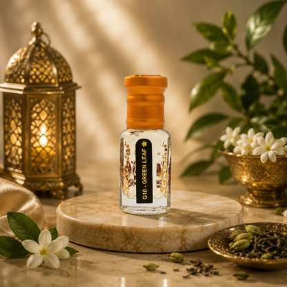 alNaqi Green Leaf Attar - Green Perfume For Men