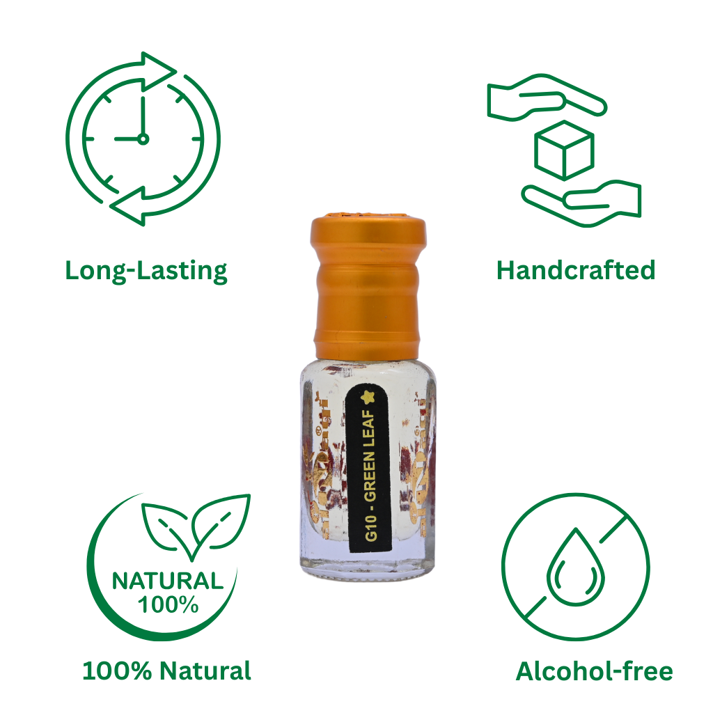 Greenly perfume inspired green fragrance attar for men