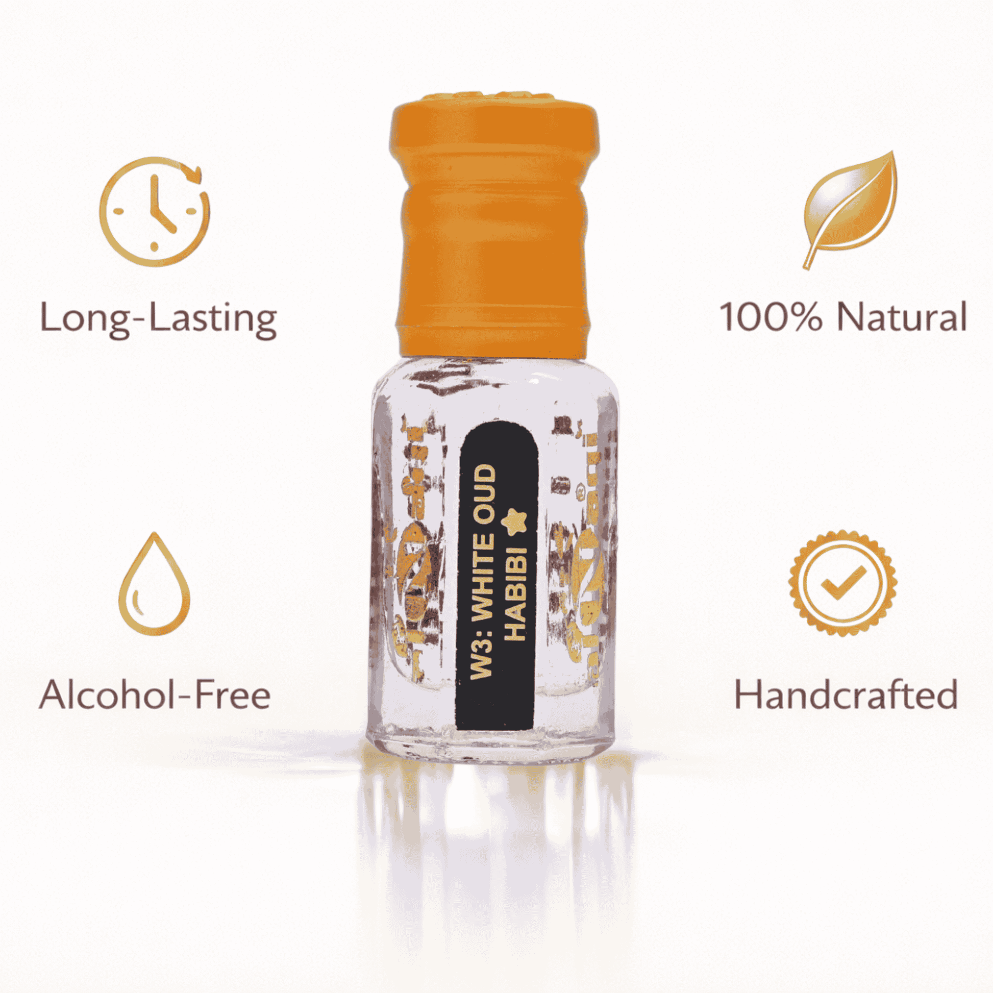 White Oud Habibi premium Arabian white oud fragrance for men