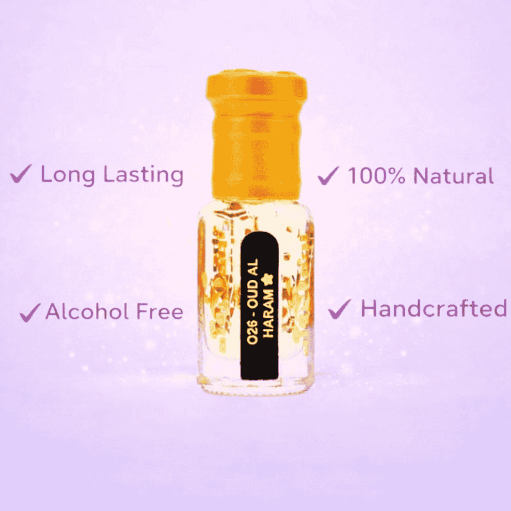 Elegant glass bottle adorned with intricate patterns 