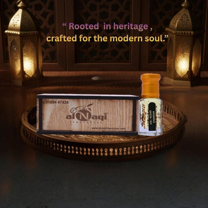 Premium kesar attar with chandan essence traditional Indian perfume oil