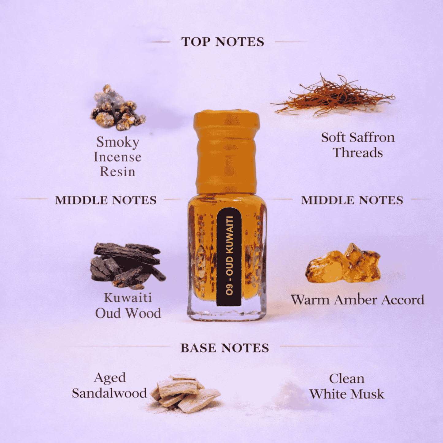 Kuwait oud attar featuring authentic oud notes and traditional Middle Eastern scent