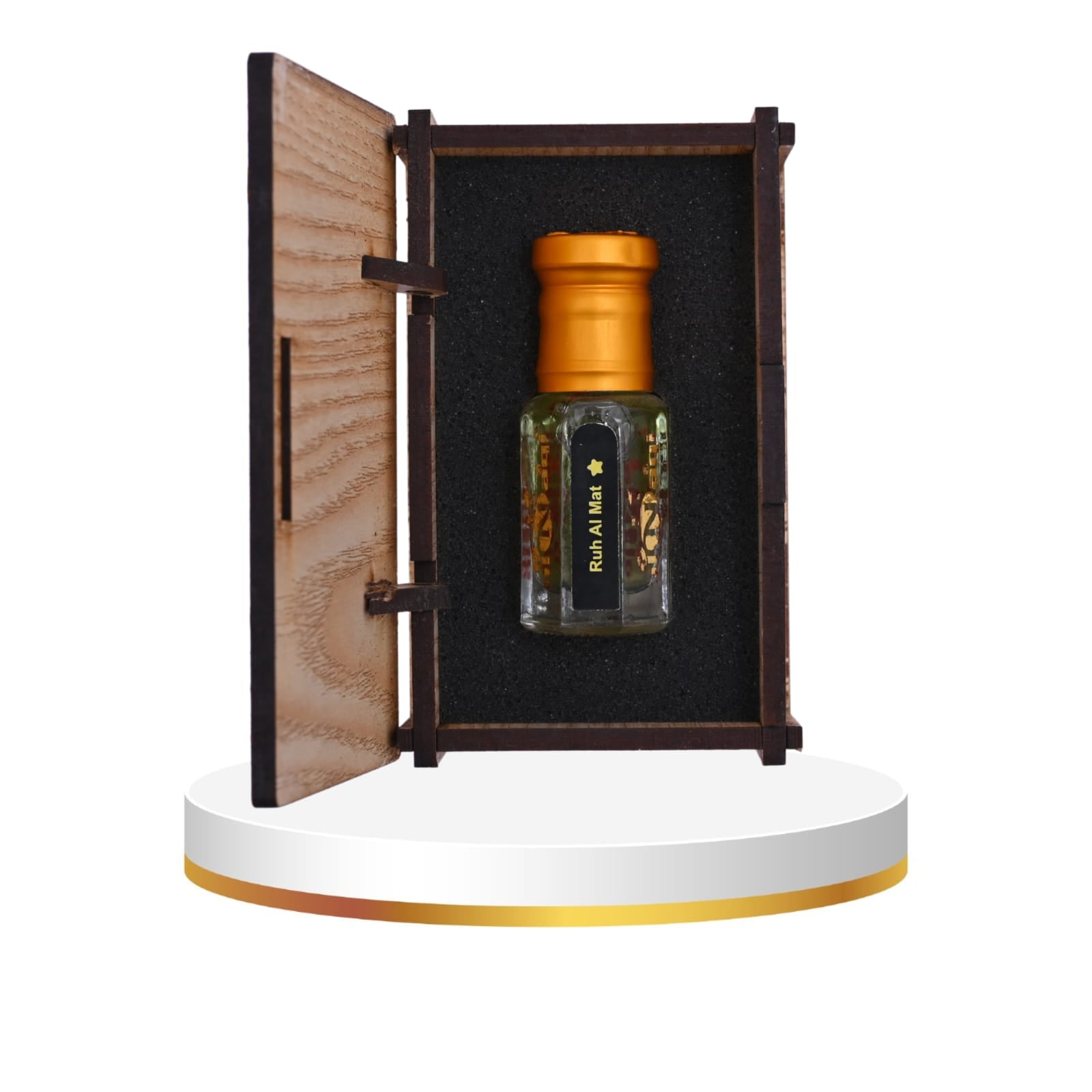 Ruh AI Mat Attar alcohol free perfume oil bottle