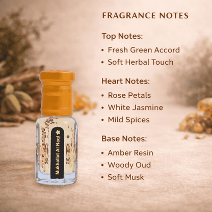 Natural perfume with soft, skin-friendly aroma