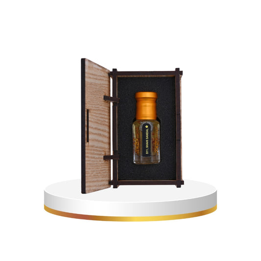 Luxurious golden liquid in a crystal bottle 