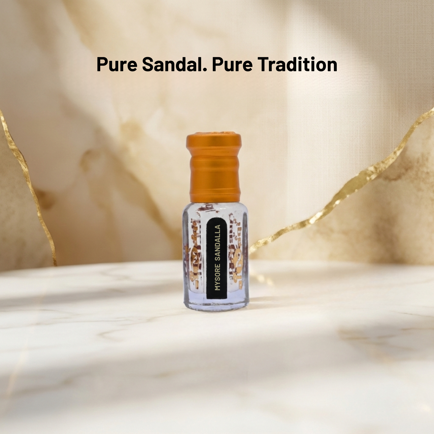 Minimal bottle, clean background, high-end perfume style