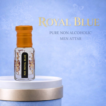 Organic attar perfume oil with natural fragrance essence