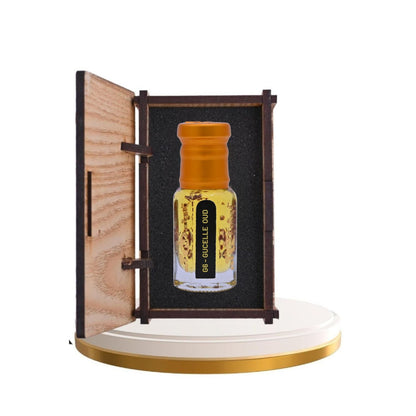 Luxury oud attar with rich woody aroma