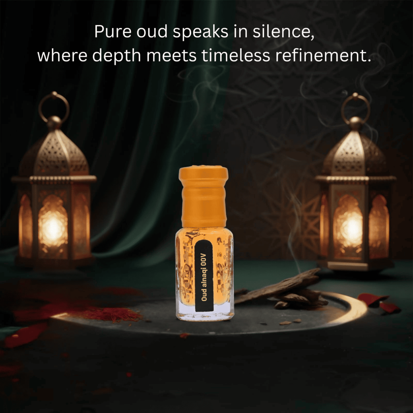 Oud Alnaqi attar bottle