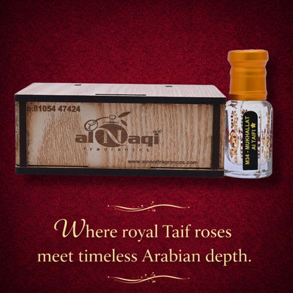 Luxurious attar bottle on a marble surface