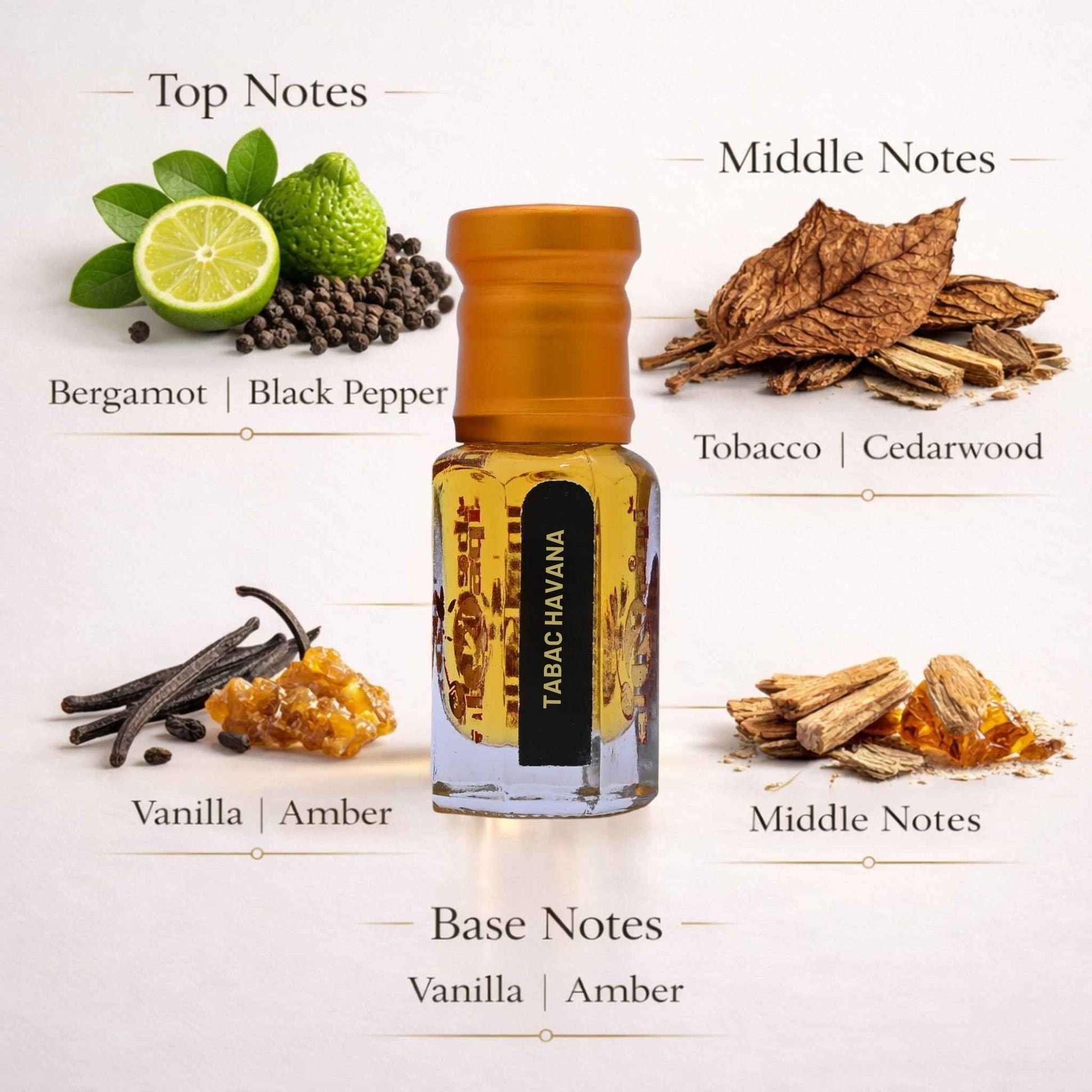 Woody and spicy perfume attar