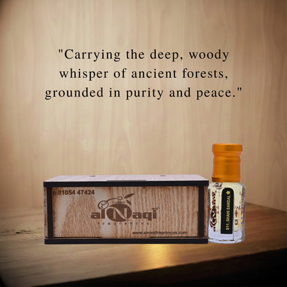 Rich sandalwood essence with a hint of spice 