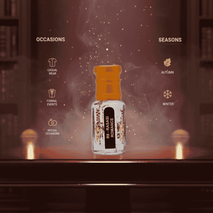 Rasasi romance forever perfume inspired attar with floral and woody notes