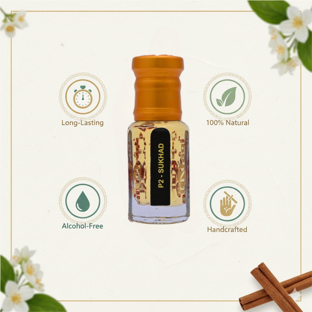 Sukhad Attar lifestyle fragrance application