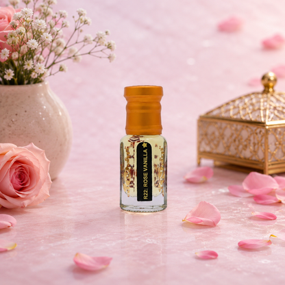 alNaqi Rose Vanilla Attar - Vanilla Perfume