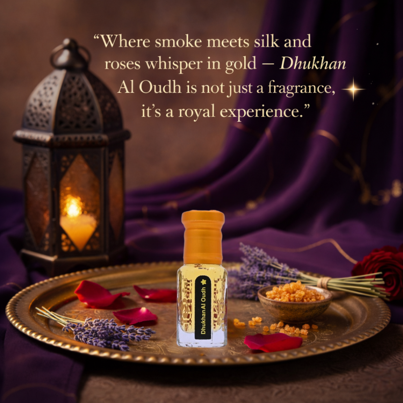 Dhukhan Al Oudh Attar long lasting concentrated oud perfume oil