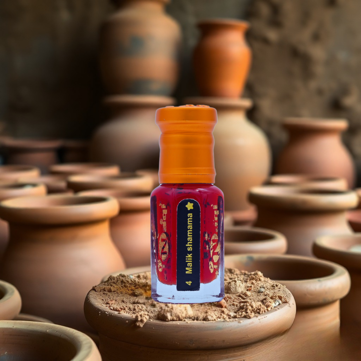Pure shamama oil featuring rich saffron, oud, amber, and musky notes