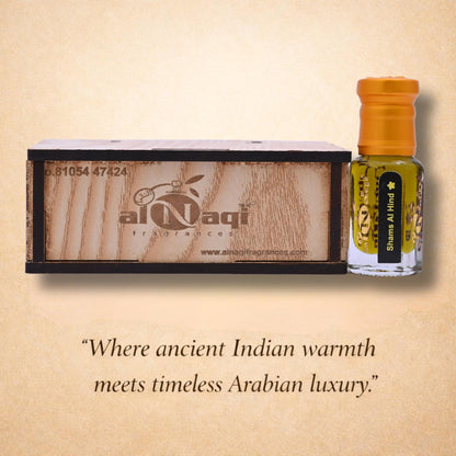 Shams Ai Hind rich shams oud unisex fragrance display