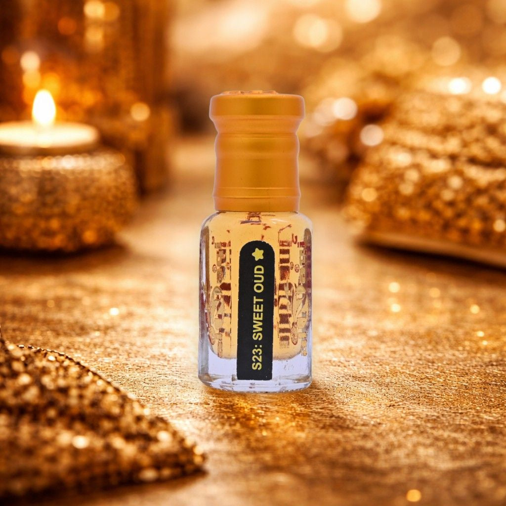 Sweet oud fragrance with deep oriental sweetness