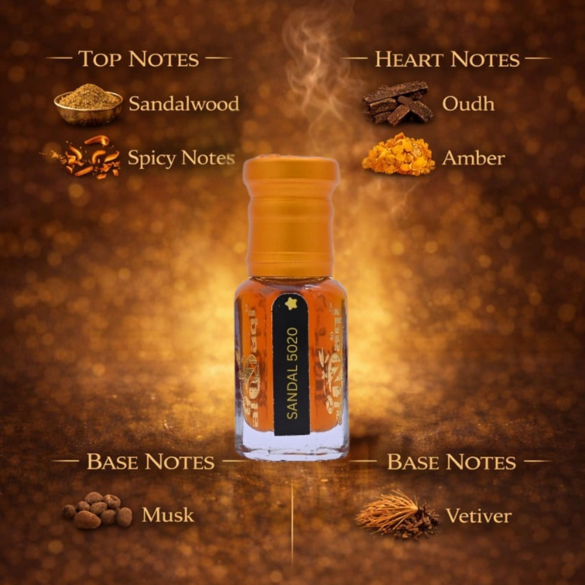 Sandal 5020 Attar concentrated fragrance oil texture