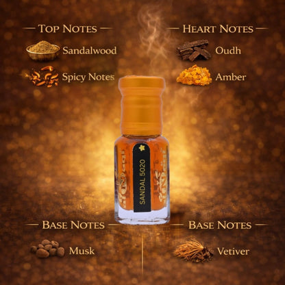 Sandal 5020 Attar concentrated fragrance oil texture