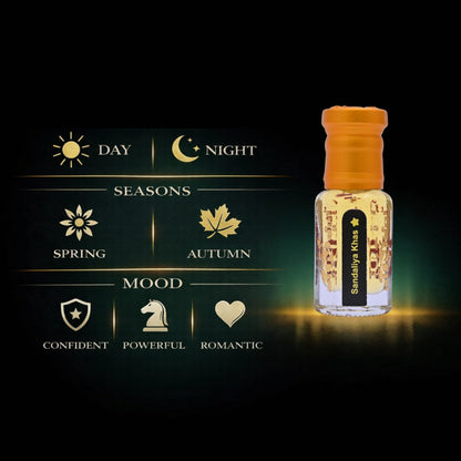 Top sandalwood perfume in luxury attar bottle
