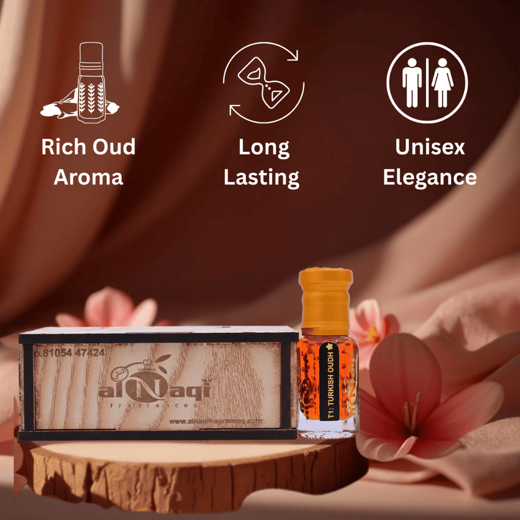 Turkish oud fragrance with deep warm woody character
