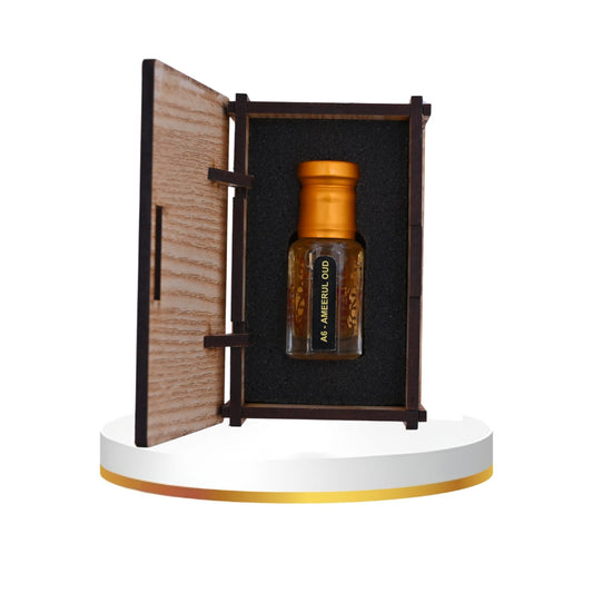 Sophisticated presentation of Ameerul Oud fragrance
