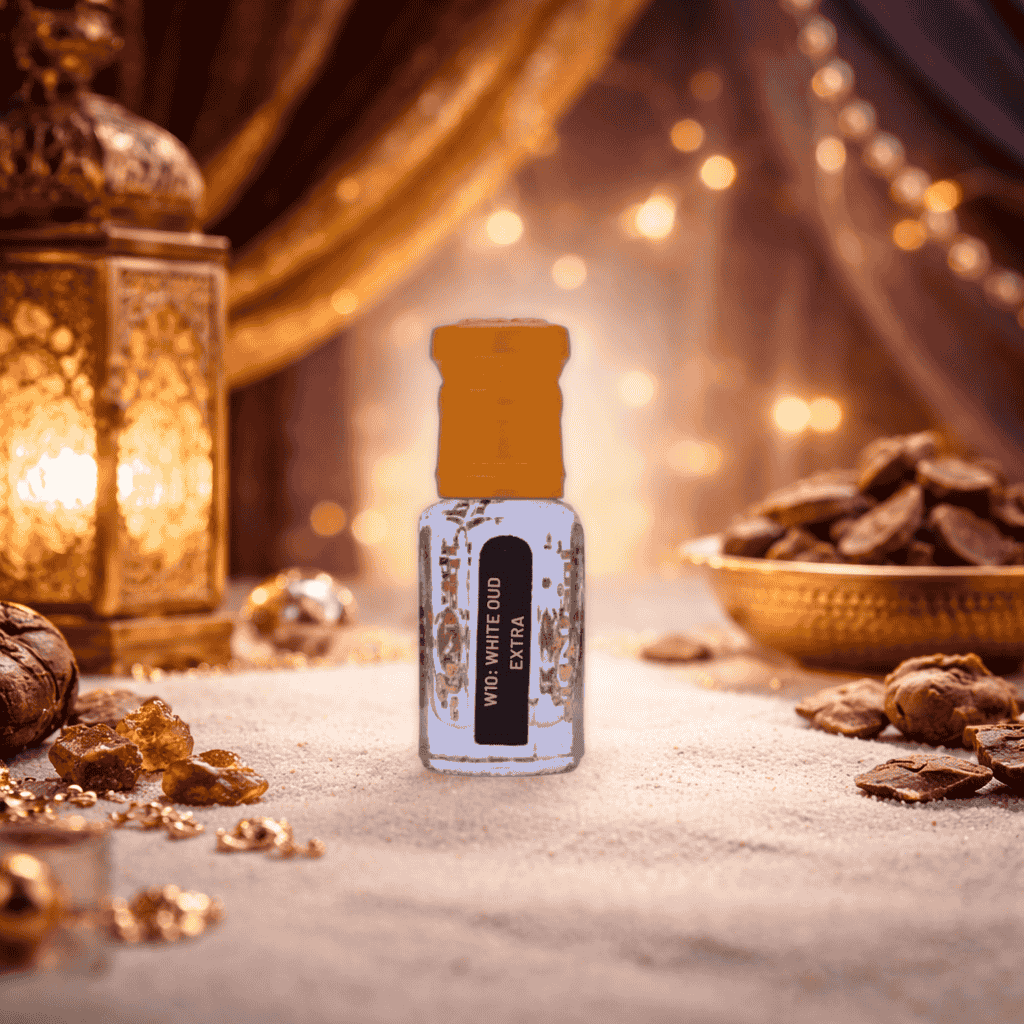 White hood attar style fragrance with soft oriental scent