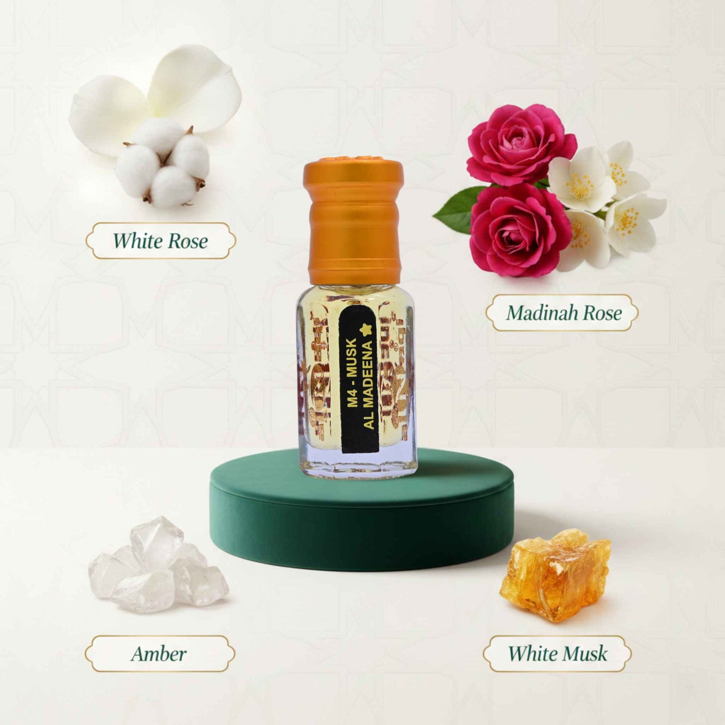 Alnaqi Musk Al Madeena Attar - Unisex Designer Fragrance - Luxury Attar